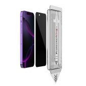 6x Blickschutz 9H Panzerglas für iPhone 15 Pro Max PRIVACY ANTI-SPY Staubfreie Installation echtes Tempered Panzerhartglas Schutzglas Screen-Protector