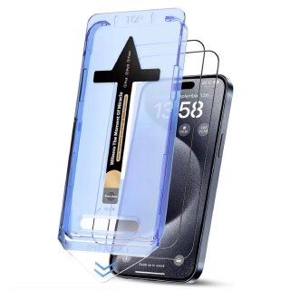 3x 9H Panzerglas für iPhone 14 Pro 3D KLAR Staubfreie Installation echtes Tempered Glass Panzerhartglas Schutzglas Displayschutz Schutzfolie Screen-Protector