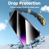 6x Blickschutz 9H Panzerglas für iPhone 12 Pro 3D KLAR PRIVACY ANTI-SPY Staubfreie Installation echtes Tempered Panzerhartglas Schutzglas Displayschutz Schutzfolie Screen-Protector
