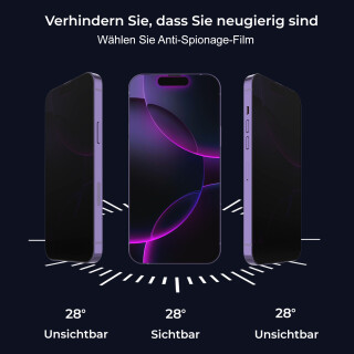 5x Blickschutz 9H Panzerglas für iPhone 11 Pro Max 3D KLAR PRIVACY ANTI-SPY Staubfreie Installation echtes Tempered Panzerhartglas Schutzglas Displayschutz Schutzfolie Screen-Protector