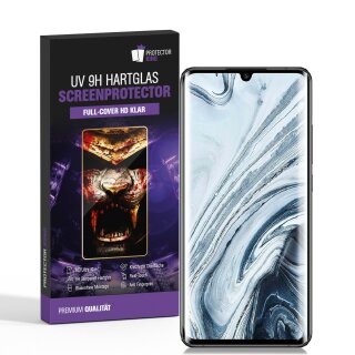 3x UV-Liquid 9H Panzerglas für Xiaomi Mi Note 10 Pro 3D KLAR echtes Tempered Panzerhartglas Schutzglas Displayschutz Panzerfolie Schutzfolie Screen Protector