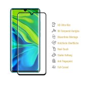 6x 9H Panzerglas für Xiaomi Mi Note 10 Lite FULL CURVED echtes Tempered Glass Displayschutz Panzerfolie Schutzfolie Panzerglas Schutzglas Displayglas