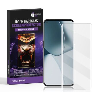 6x UV-Liquid 9H Panzerglas für OnePlus 10 Pro 3D KLAR echtes Tempered Panzerhartglas Schutzglas Displayschutz Panzerfolie Schutzfolie Screen Protector