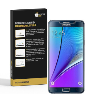 6x Displayschutzfolie fr Samsung Galaxy Note 5 ANTI-REFLEX Schutzfolie MATT