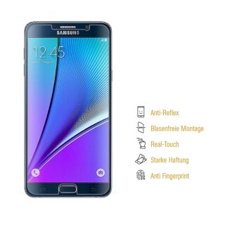 6x Displayschutzfolie fr Samsung Galaxy Note 5 ANTI-REFLEX Schutzfolie MATT