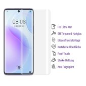 6x UV-Liquid 9H Panzerglas für Huawei Nova 9 3D KLAR echtes Tempered Panzerhartglas Schutzglas Displayschutz Panzerfolie Schutzfolie Screen Protector