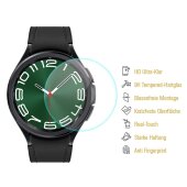 3x 9H Panzerhartglas für Samsung Galaxy Watch 6 43 mm 3D KLAR echtes Tempered Panzerglas Displayschutz Schutzglas Displayglas Screen-Protector #1
