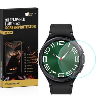 4x 9H Panzerhartglas für Samsung Galaxy Watch 6 44 mm 3D KLAR echtes Tempered Panzerglas Displayschutz Schutzglas Displayglas Screen-Protector