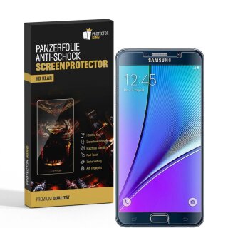 6x 9H Nano-Glass für Samsung Galaxy Note 5 3D KLAR Anti-Shock Anti-Bruch Anti-Stoß Anti-Schmutz Panzernanoglas Displayschutz Schutzfolie Panzerfolie Panzerglas Screen-Protector