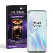 6x UV-Liquid 9H Panzerglas für OnePlus 8 Pro 3D KLAR echtes Tempered Panzerhartglas Schutzglas Displayschutz Panzerfolie Schutzfolie Screen Protector