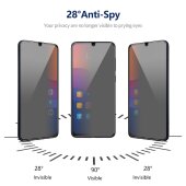 5x ANTI-SPY 9H Panzerglas für Samsung Galaxy A15 Blickschutz echtes Tempered Panzerhartglas Displayschutz Schutzglas Panzerfolie Schutzfolie