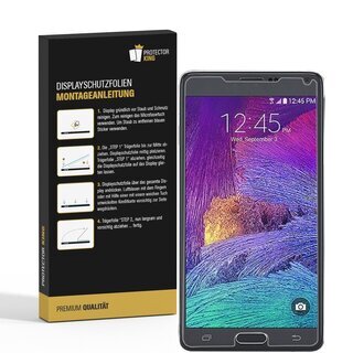 2x Displayschutzfolie fr Samsung Galaxy Note 4 Displayfolie Schutzfolie HD KLAR