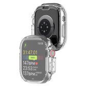 Schutzhülle für Apple Watch Ultra 1 & 2 49 mm Smartwatch Displayschschutz Case Cover Tasche Transparent Uhr Bumper