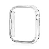 Schutzhülle für Apple Watch 7/ 8/ 9 45 mm Smartwatch Display Schutz Hülle Case Cover Tasche Transparent Uhr Bumper ANTI-SHOCK/ ANTI-STOß