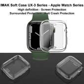 Schutzhülle für Apple Watch 4/ 5/ 6/ 2020/ 2023/ SE 40 mm Smartwatch Schutz Hülle Case Cover Tasche Transparent Uhr Bumper ANTI-SHOCK/ ANTI-STOß
