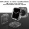 Schutzhülle für Apple Watch 4/ 5/ 6/ 2020/ 2023/ SE 40 mm Smartwatch Schutz Hülle Case Cover Tasche Transparent Uhr Bumper ANTI-SHOCK/ ANTI-STOß