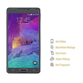 2x Displayschutzfolie fr Samsung Galaxy Note 4 ANTI-REFLEX Schutzfolie MATT