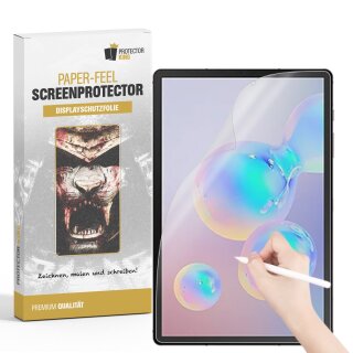 5x Paperfeel für Samsung Galaxy Tab S6 Displayschutz Schreiben Malen Skizzieren ANTI-REFLEX MATT ENTSPIEGELT