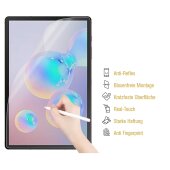 6x Paperfeel für Samsung Galaxy Tab S6 Displayschutz Schreiben Malen Skizzieren ANTI-REFLEX MATT ENTSPIEGELT