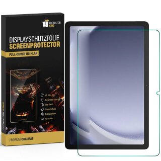 6x Displayschutzfolie für Samsung Galaxy Tab A9 3D KLAR PREMIUM Displayschutz Schutzfolie Folie