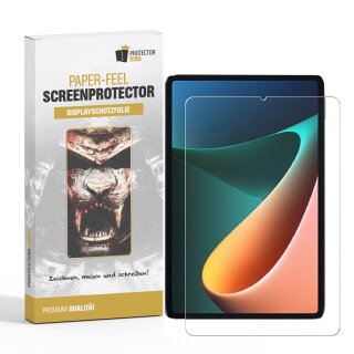 6x Paperfeel für Xiaomi Mi Pad 5 Pro Displayschutz Schreiben Malen Skizzieren ANTI-REFLEX MATT ENTSPIEGELT