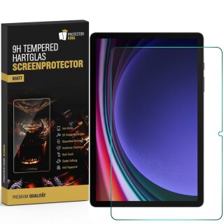 4x 9H Panzerglas für Samsung Galaxy Tab S9 Plus Displayschutz Schutzglas Matt entspiegelt echtes Tempered Glass Schutzfolie Hartglas Panzerfolie Screen-Protector