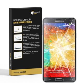 3x Panzerfolie fr Samsung Galaxy Note 3 ANTI-SCHOCK Displayschutzfolie HD KLAR