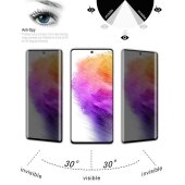 6x 9H Panzerglas für Samsung Galaxy A70 Anti-Spy Privacy Blickschutz echtes Tempered Panzerglas Panzerfolie Displayschutz Schutzfolie Schutzglas Screen Protector