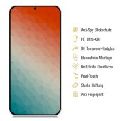 2x 9H Panzerglas für Samsung Galaxy A55 ANTI-SPY PRIVACY Displayschutz Schutzglas Panzerfolie Schutzfolie echtes Tempered Glass Screen-Protector