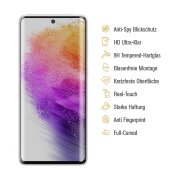 6x 9H Panzerglas für Samsung Galaxy A72 Anti-Spy Privacy Blickschutz echtes Tempered Panzerglas Panzerfolie Displayschutz Schutzfolie Schutzglas Screen Protector