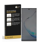 6x Blickschutz 9H Panzerglas für Samsung Galaxy Note 10 Plus Anti-Spy Privacy Displayschutz Panzerfolie Schutzfolie echtes Tempered Glass Schutzglas Screen-Protector
