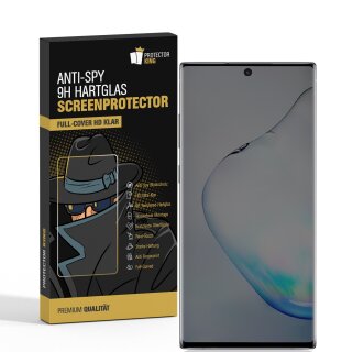 4x 9H Panzerglas für Samsung Galaxy Note 10 Anti-Spy Privacy Blickschutz echtes Tempered Panzerglas Panzerfolie Displayschutz Schutzfolie Schutzglas Screen Protector