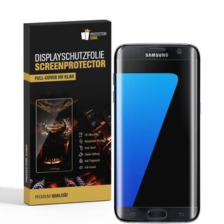 4x Displayfolie fr Samsung Galaxy S7 FULL-COVER Displayschutzfolie HD KLAR