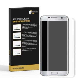 3x Panzerfolie fr Samsung Galaxy S7 Edge FULL COVER Displayschutzfolie HD KLAR