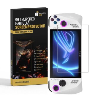 1x 9H Panzerglas für Asus Rog Ally HD KLAR echtes Tempered Glass Panzerfolie Displayschutz Schutzglas Hartglas Schutzfolie Screen-Protector