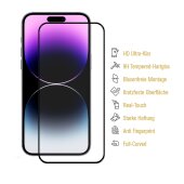 3x 9H Panzerglas für iPhone 16 Plus FULL COVER HD KLAR echtes Tempered Glass Panzerfolie Displayschutz Schutzglas Hartglas Schutzfolie Screen-Protector #1
