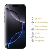 1x 9H Panzerglas für iPhone 16 Pro Max matt Anti-Reflex entspiegelt echtes Tempered Glass Panzerfolie Displayschutz Schutzglas Schutzfolie Screen-Protector #1