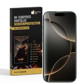 5x 9H Panzerglas für iPhone 16 Pro 3D A++ KLAR EXTREM HART echtes Tempered Glass Panzerfolie Displayschutz Schutzglas Hartglas Schutzfolie Screen-Protector