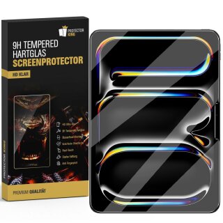 2x 9H Panzerglas für iPad Air 13 2024 HD KLAR Panzerfolie Displayschutz Schutzglas Hartglas Schutzfolie Screen-Protector