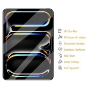 6x 9H Panzerglas für iPad Pro 11 2024 3D KLAR echtes Tempered Glass Panzerfolie Displayschutz Schutzglas Hartglas Schutzfolie Screen-Protector