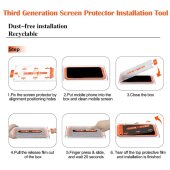 5x 9H Panzerglas für iPhone 16 Plus 3D KLAR MagixBox Staubfreie Installation echtes Tempered Glass Panzerhartglas Schutzglas Displayschutz Schutzfolie Screen-Protector