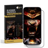 6x Keramik-Glass für iPhone 16 Plus FULL COVER 3D KLAR Displayschutz Schutzglas Schutzfolie Panzerfolie Panzerglas Screen-Protector