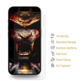 5x 9H Nano-Glass für iPhone 16 Plus 3D KLAR Displayschutz Schutzglas Schutzfolie Panzerfolie Panzerglas Screen-Protector ANTI-SHOK ANTI-BRUCH-ANTI-STOß