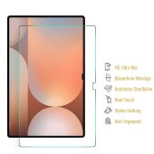 6x 9H Nano-Glass für Samsung Galaxy Tab S10 Plus 3D KLAR Displayschutz Schutzglas Schutzfolie Panzerfolie Panzerglas Screen-Protector ANTI-SHOK ANTI-BRUCH-ANTI-STOß