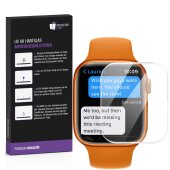 2x 9H Panzerglas für Apple Watch 10 46mm HD klar Full-Screen UV-Liquid Tempered Glass Displayschutz Schutzglas Schutzfolie Screen-Protector