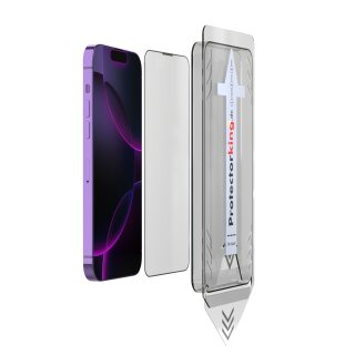 5x 9H Panzerglas für iPhone 16 Pro Max matt Anti-Reflex Staubfreie Installation echtes Tempered Glass Schutzglas Displayschutz Schutzfolie Screen-Protector