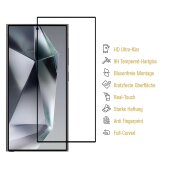 6x 9H Panzerglas für Samsung Galaxy S25 Ultra FULL COVER HD KLAR echtes Tempered Glass Panzerfolie Displayschutz Schutzglas Hartglas Schutzfolie Screen-Protector