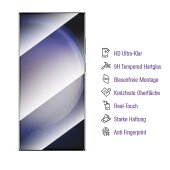6x 9H Panzerglas für Samsung Galaxy S25 Ultra HD KLAR UV-Liquid echtes Tempered Glass Panzerfolie Displayschutz Schutzglas Hartglas Schutzfolie Screen-Protector