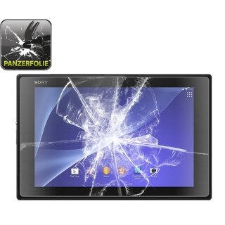 2x Panzerfolie für Sony Xperia Z2 Tablet ANTI-SCHOCK Displayschutzfolie KLAR