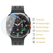 3x 9H Panzerglas für Samsung Galaxy Watch Ultra 47 mm HD KLAR echtes Tempered Glass Panzerfolie Displayschutz Schutzglas Hartglas Schutzfolie Screen-Protector